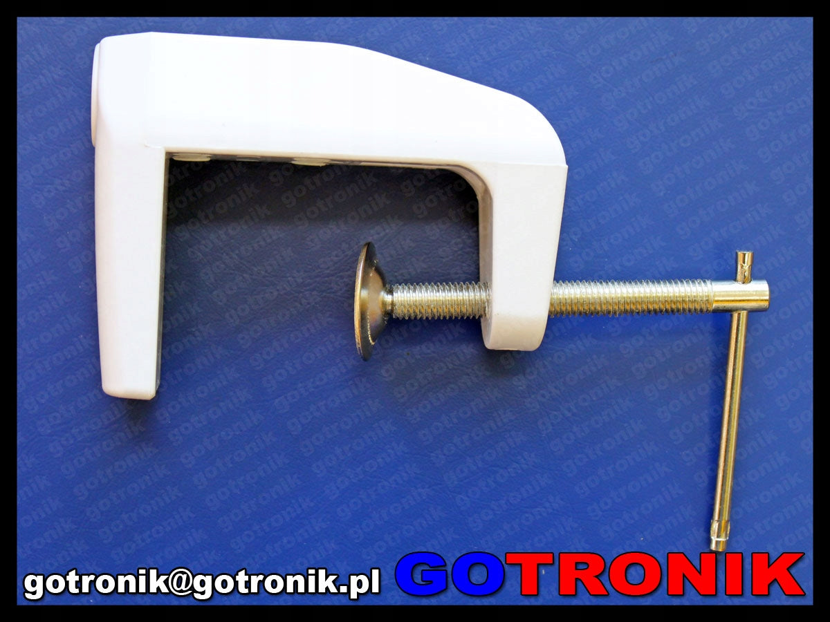 Lamp mount with magnifying glass holder for table top type vice white 13mm EAN (GTIN) 5904257480132
