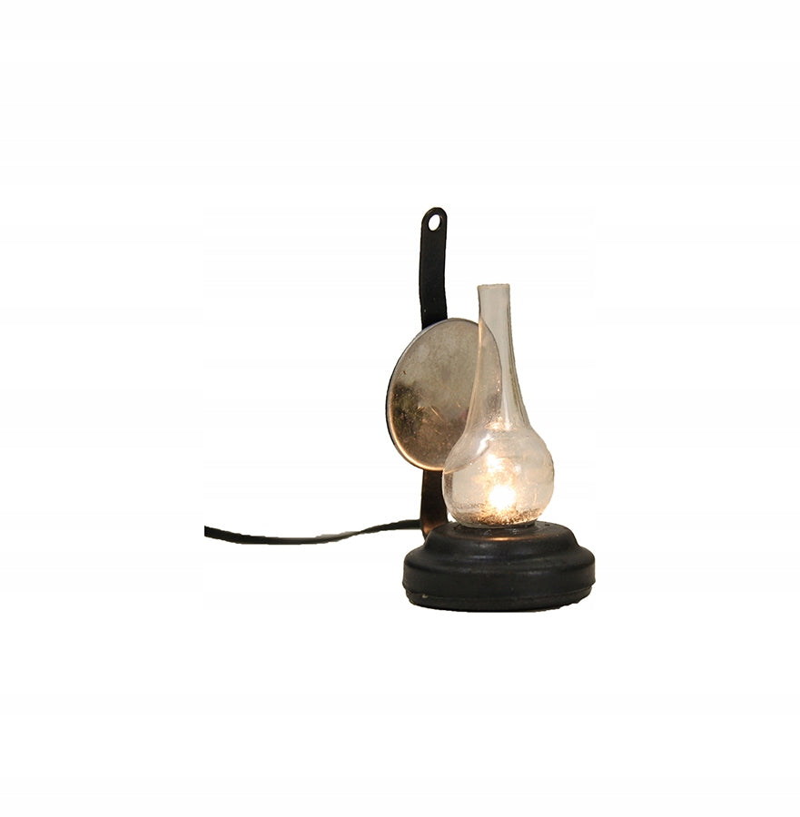 Lamp with a metal mirror and LED bulb for the Nativity Scene - 5.0 cm high Manufacturer code X890