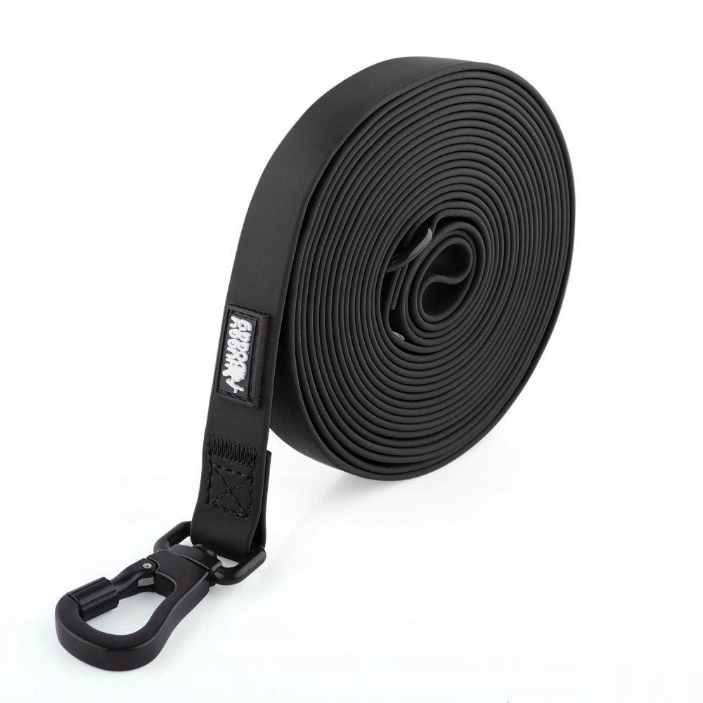 Lanyard 8m for dog long training waterproof pvc HUGGY DOGGY cord strong L Manufacturer code Smycz treningowa 10m 8m 5m 3m wodoodporna pvc