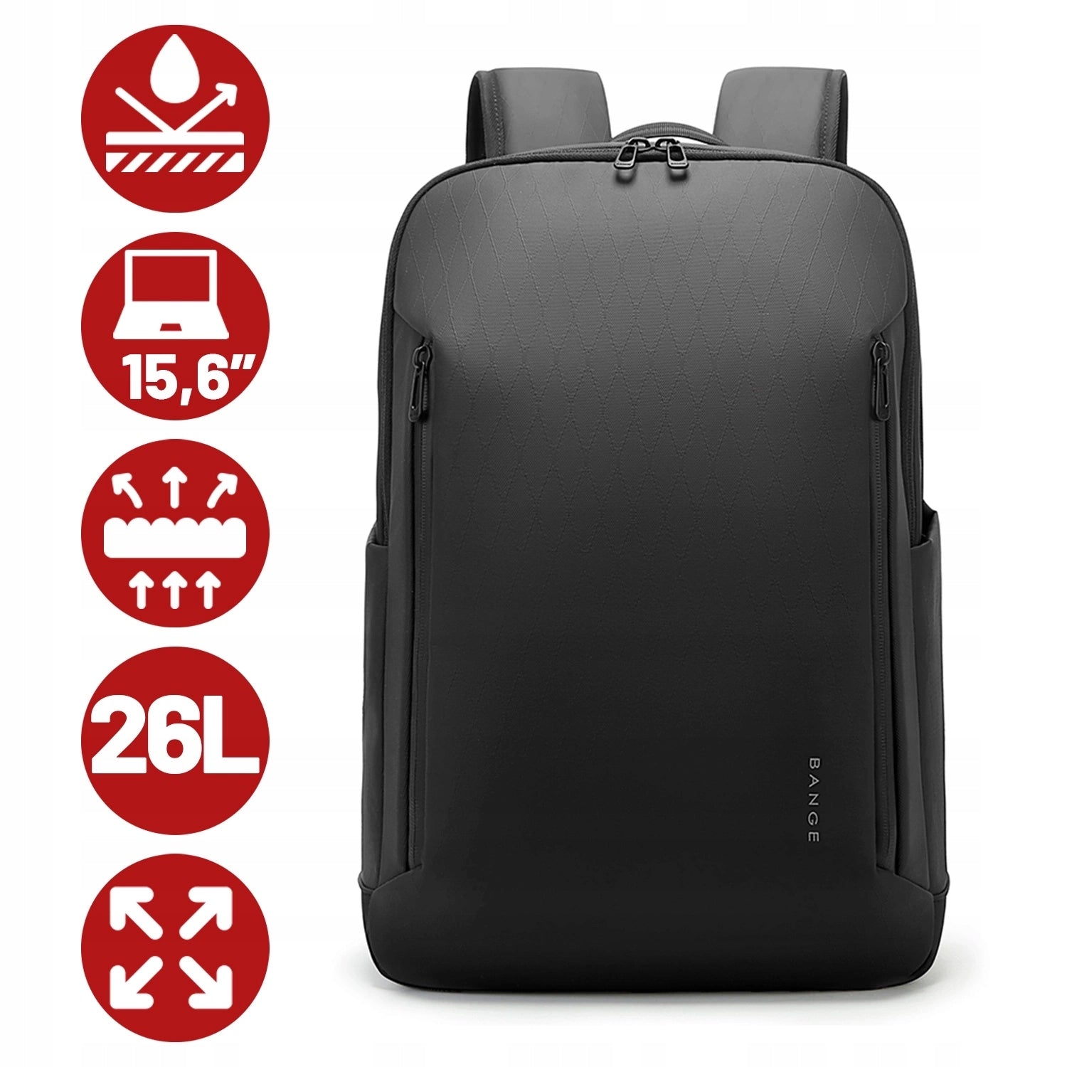 Laptop Backpack Travel Multifunctional Business Men's Hand Luggage Manufacturer code Plecak na laptopa 15.6 wodoodporny 81430
