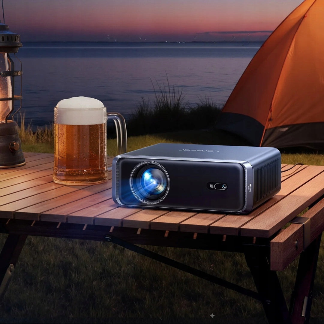 Laresar A1 Projector Netflix 1000 ANSI 1080P 4K WiFi6 Dolby AutoFocus Packaging status original