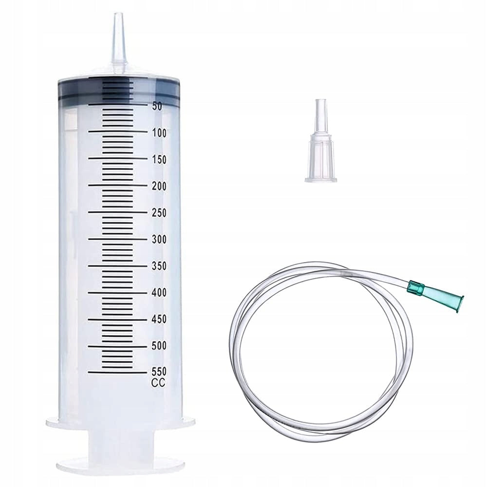 Large 550ml syringe with hose for extracting oil and fluid changes