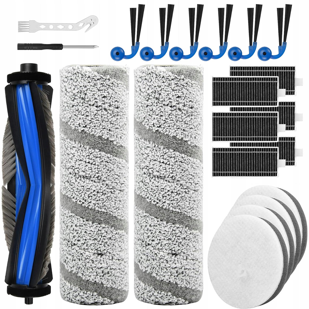 Large Accessory Set Filter Brushes for Ecovacs Deebot X9 Pro Omni 21PCS Manufacturer no brand