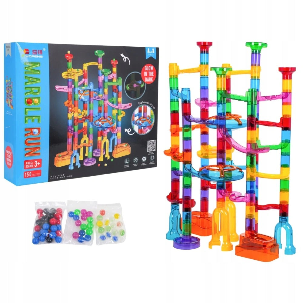 Large Ball Track Kulodrom 150 El Glowing Construction Balls For Children 3 Manufacturer code tor z kulkami świecącymi w ciemności