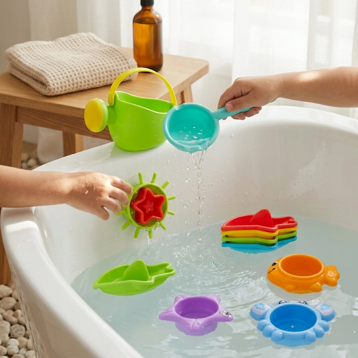 Large Bath Toy Set - Bathtub Pool Water Toys Manufacturer code P31AL01