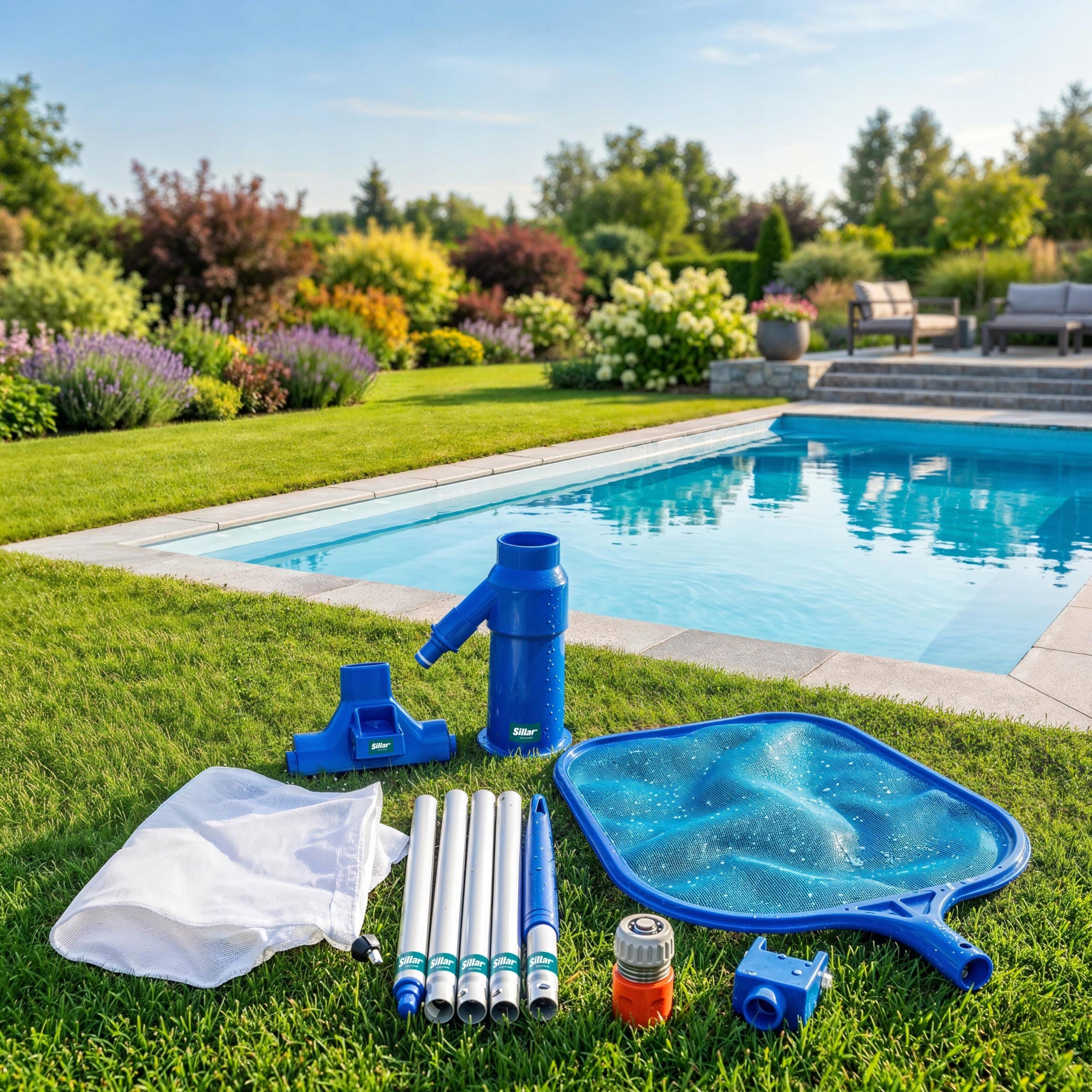 Large Bottom Pool Cleaning Kit Pool Vacuum Cleaner + Mesh + Bag EAN (GTIN) 5902668842839