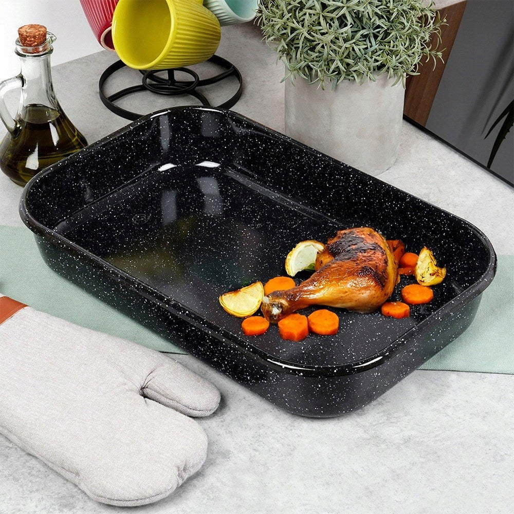Large Brittany ENAMEL Pan Oven Baking Sheet 6L Brand no brand