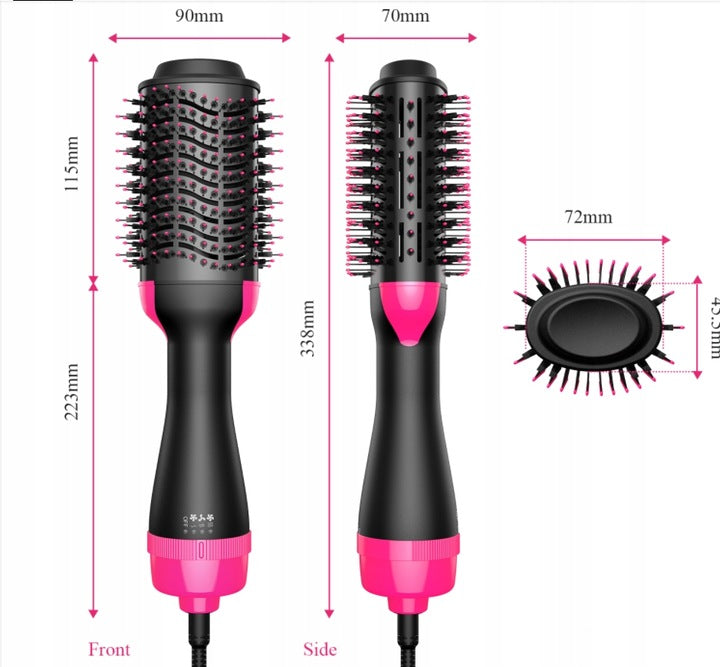 Large Brush Hair Dryer Curler Straightener for Hair Styling 4in1 Packaging status original