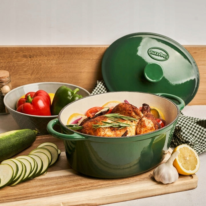 Large Cast Iron POT ENAMELLED GOOSEBERRY induction 6,4l Konighoffer EAN (GTIN) 5903313423175
