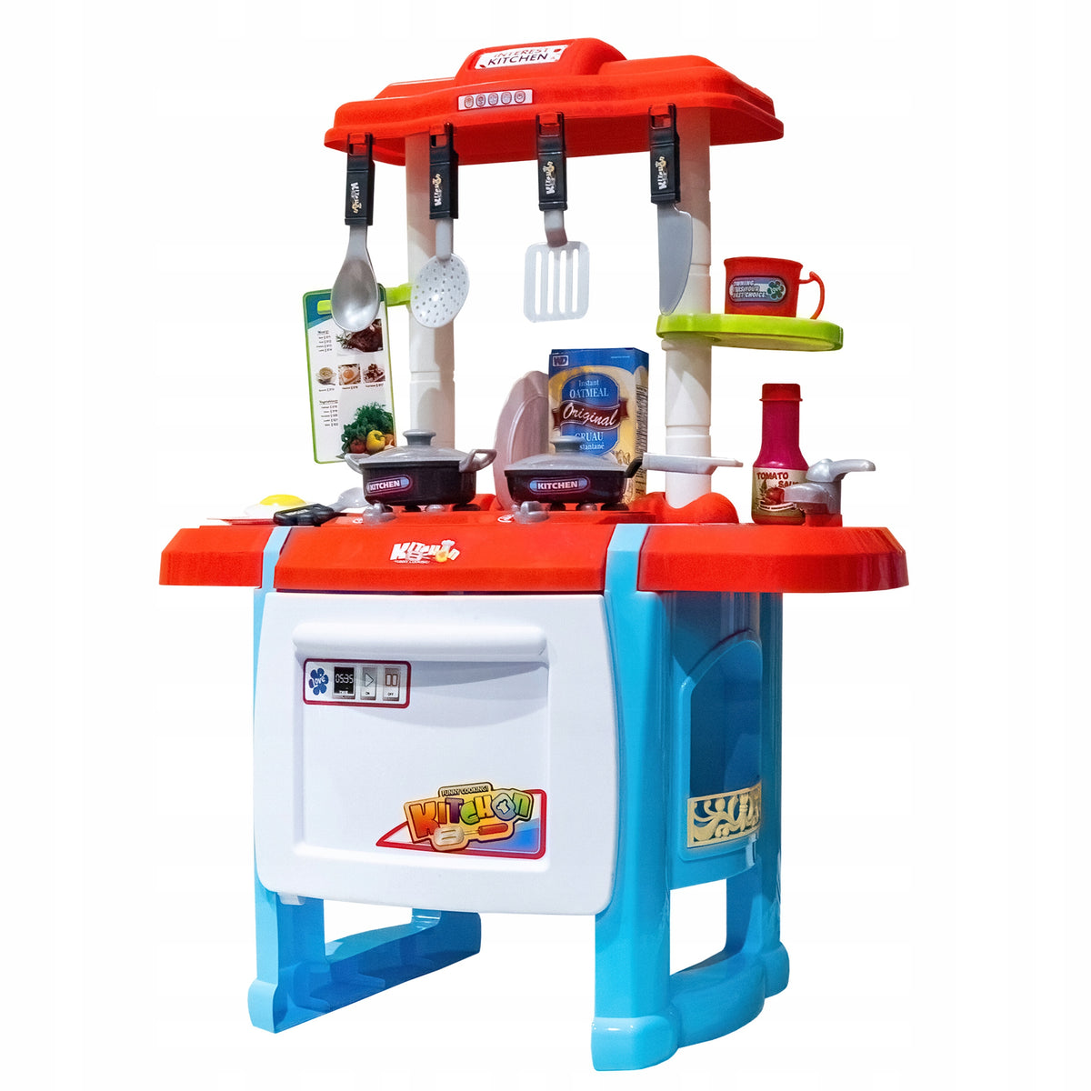 Large Children's Kitchen Interactive + Accessories Sound Light Aga Brand Aga4Kids