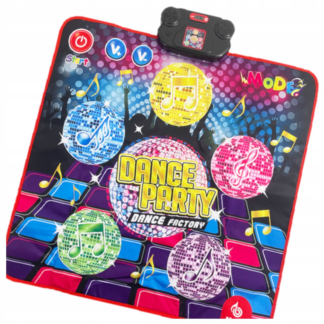 Large Dance Mat For Kids Fun Gameplay Music Dance In One 90x90 Packaging status original