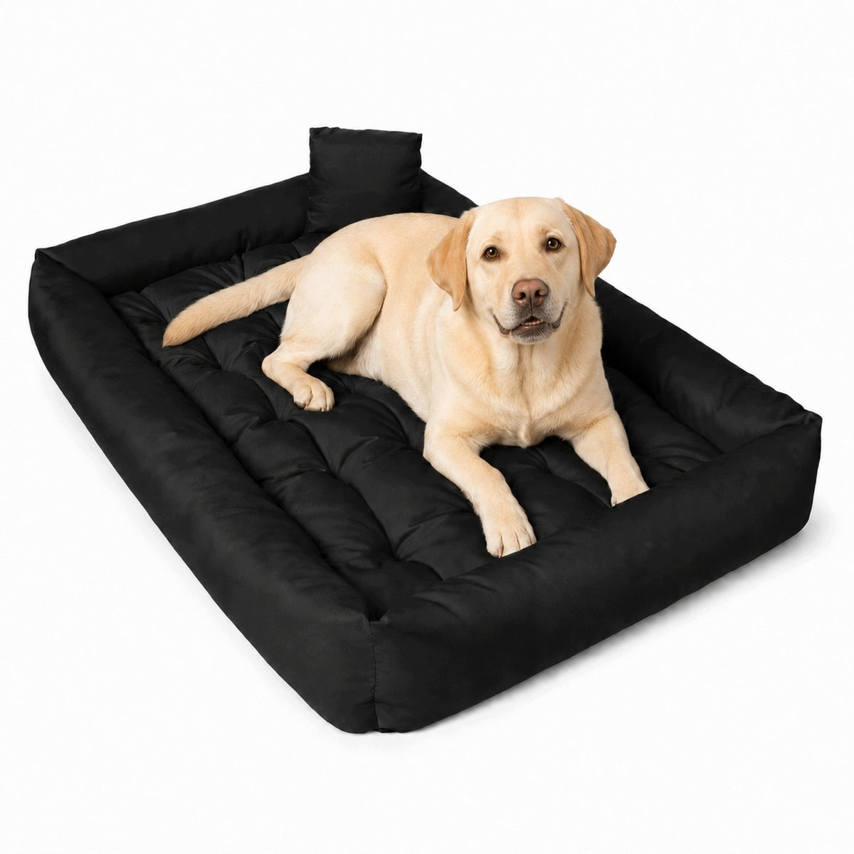 Large Dog Bed 120x90 Couch Waterproof Black