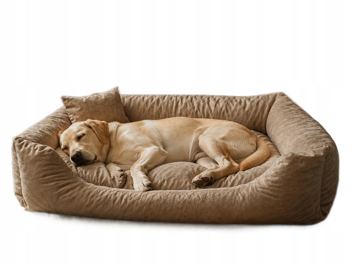 Large Dog Bed XXL Beige Playpen Bed 100x80 Polish Product