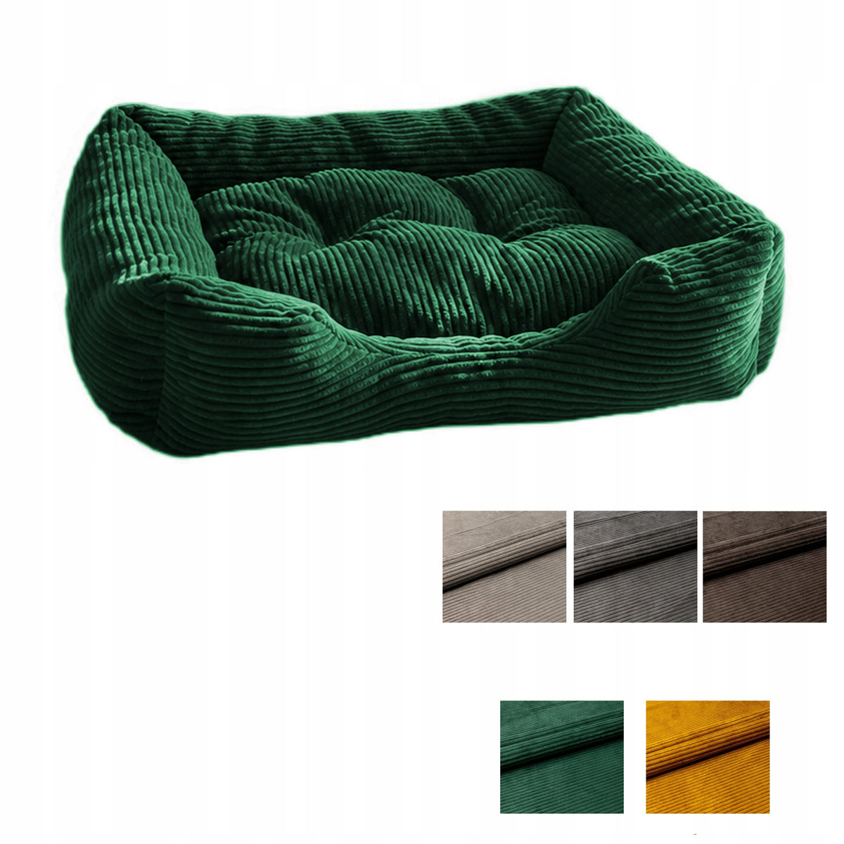 Large Dog Bed XXL Comfortable Soft Bedding Playpen Corduroy 100x80