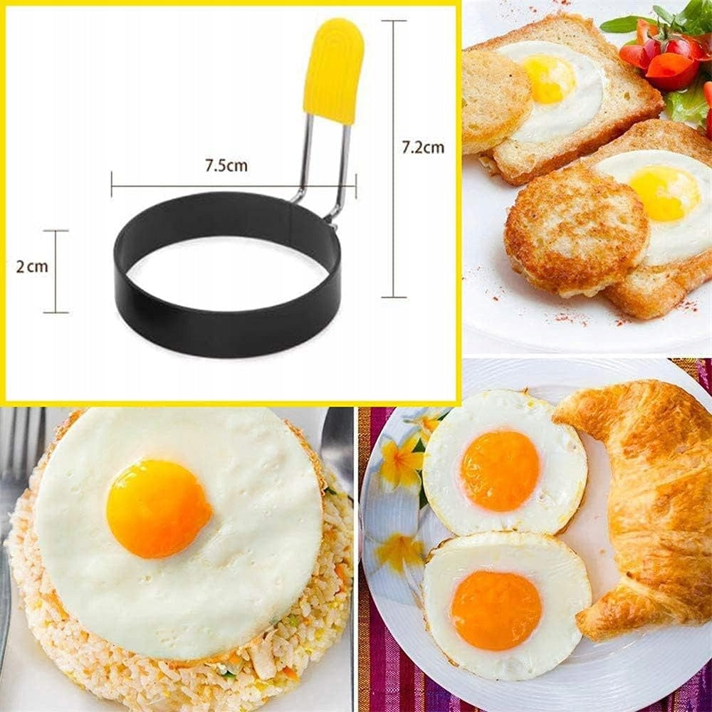 Large Egg Rings for Frying Eggs Stainless Steel Nonstick Egg Shaper Mold EAN (GTIN) 6979225360241