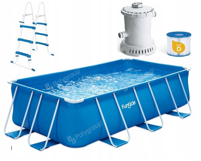 Large, High Rectangular Rack Pool Special 400 x200 x100 Ladder