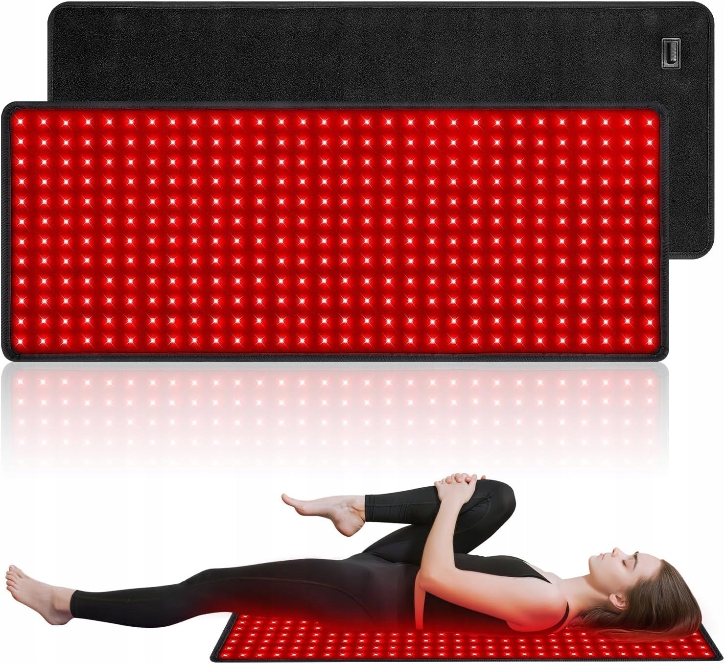 Large LED Mat Red Light Therapy 660nm 850nm Infrared Panel. Medical device no