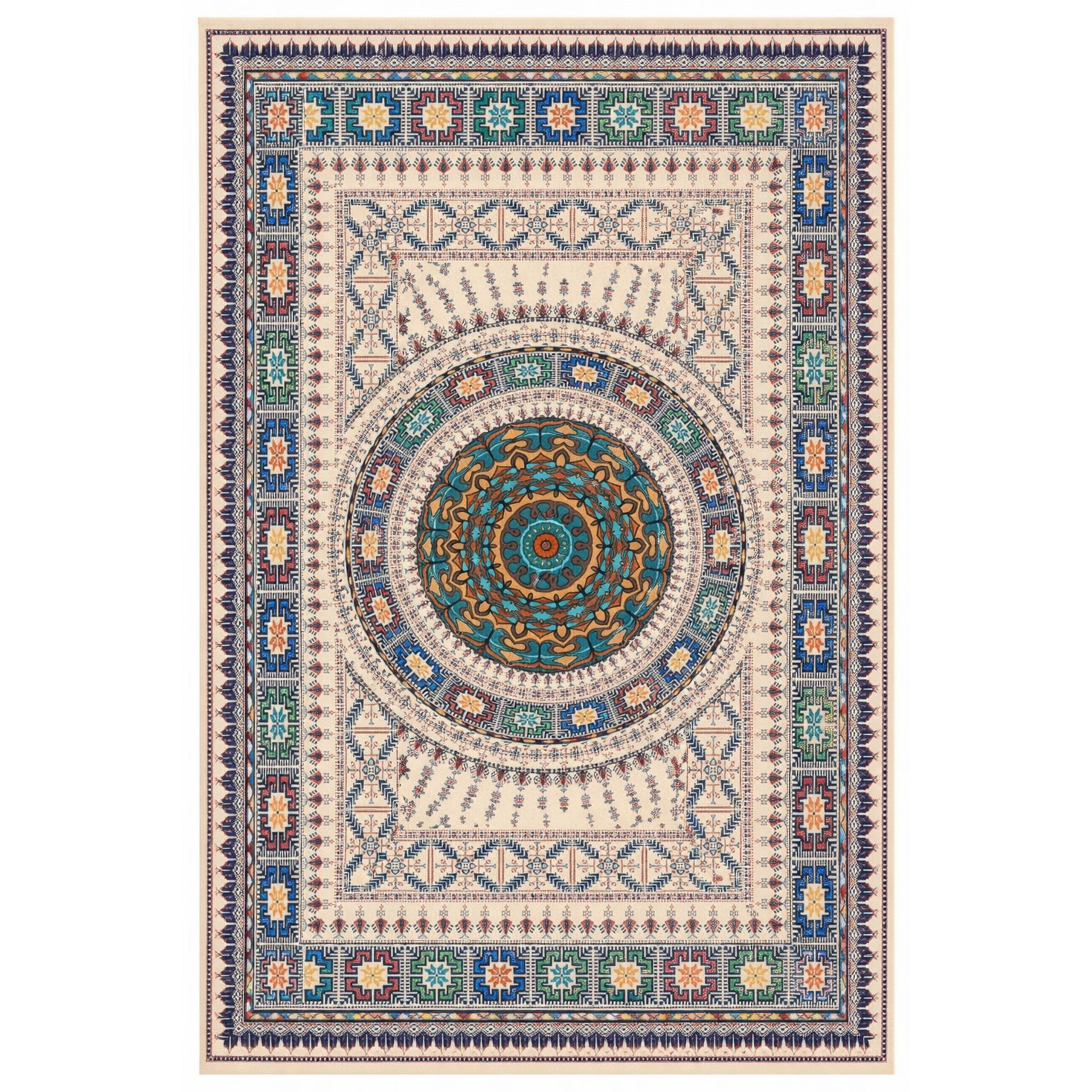 Large Living Room Rug 200x300 Modern NOVO Oriental Non-Slip Packaging status original