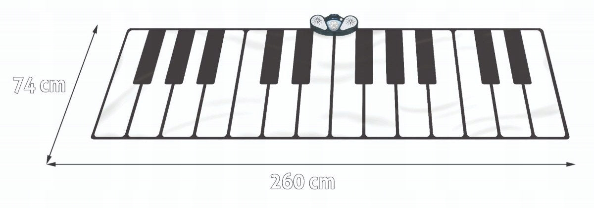 Large Music Mat Super Keyboard Huge XXL Music Mat Brand Ramiz