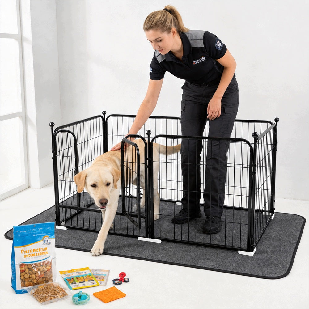 Large Pet Dog Playpen Farm Cage Catwalk Folding Lightweight Puppies Manufacturer code Kojec dla psa szczeniaka zwierząt 6GER