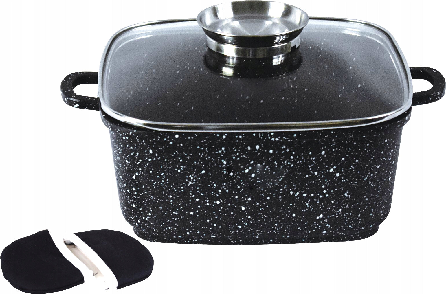 Large Pot Brittany Granite Lid INDUCTION 28 cm