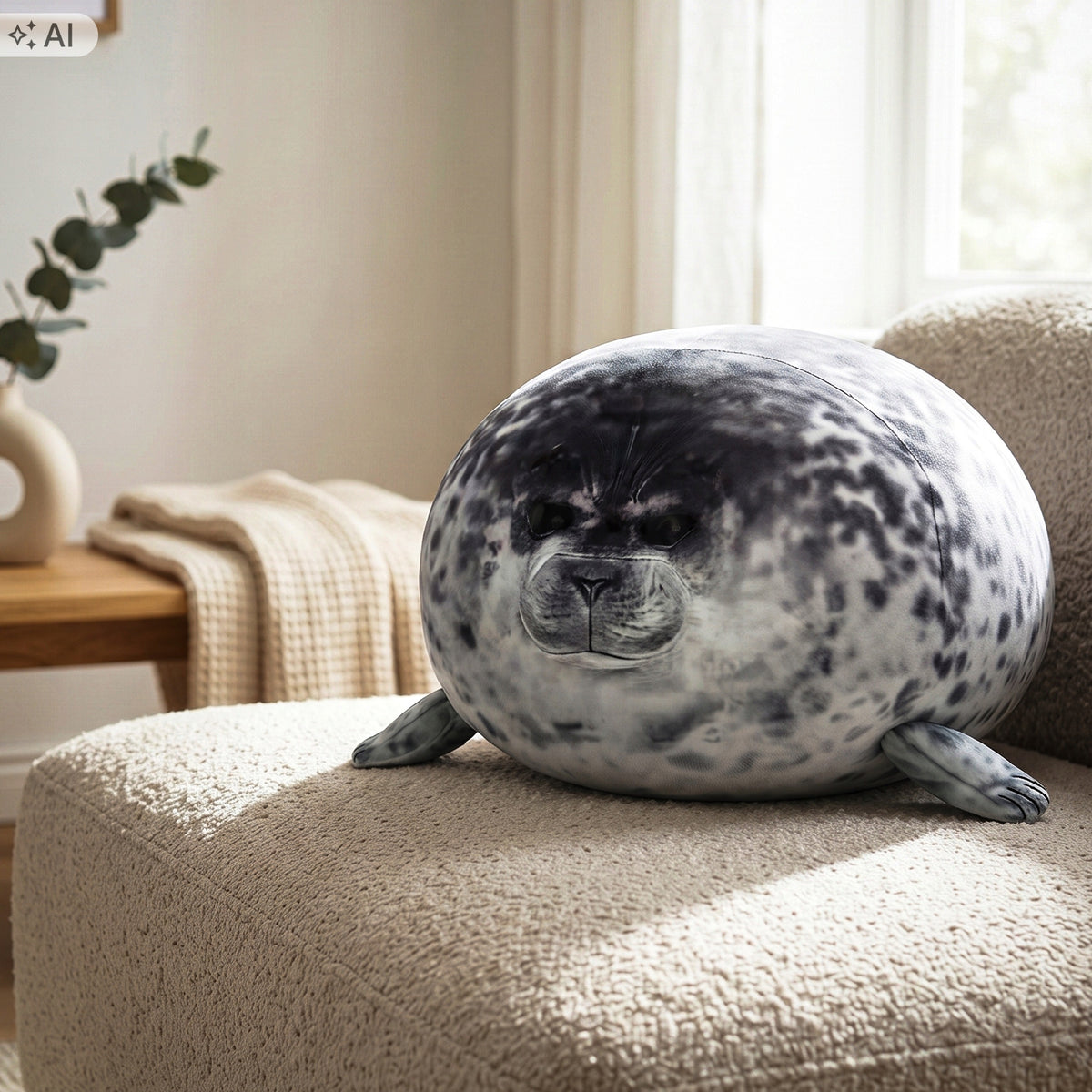 Large SEAL BEAR PLUSH CUDDLY PLUSH Soft Pleasant 60 cm Manufacturer code B48Z