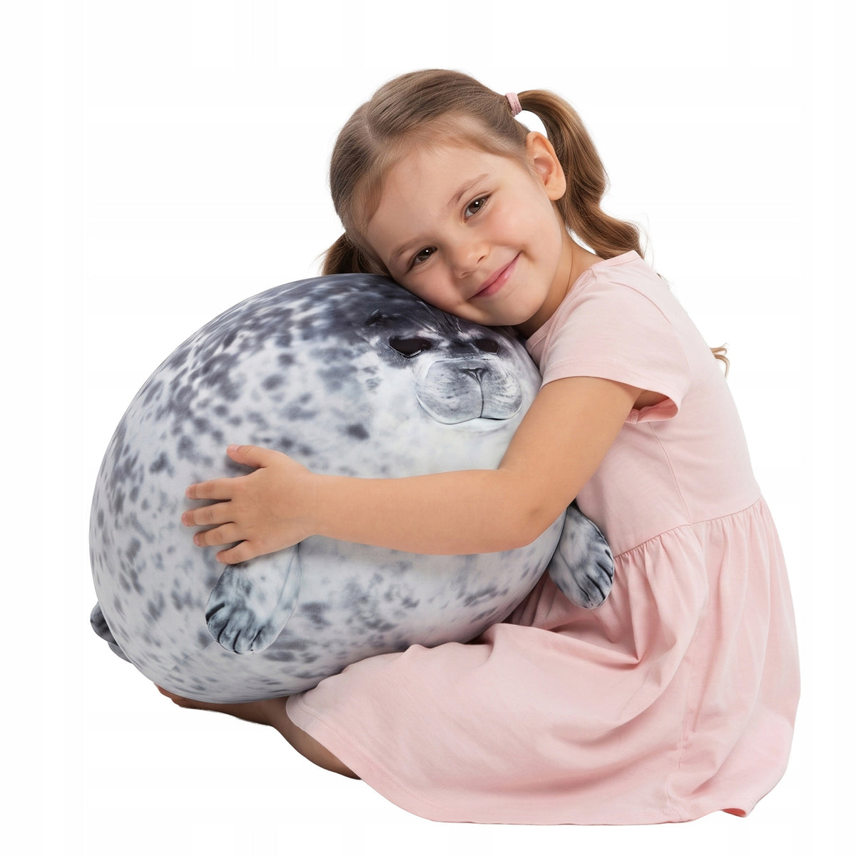 Large SEAL BEAR PLUSH CUDDLY PLUSH Soft Pleasant 60 cm Packaging status original
