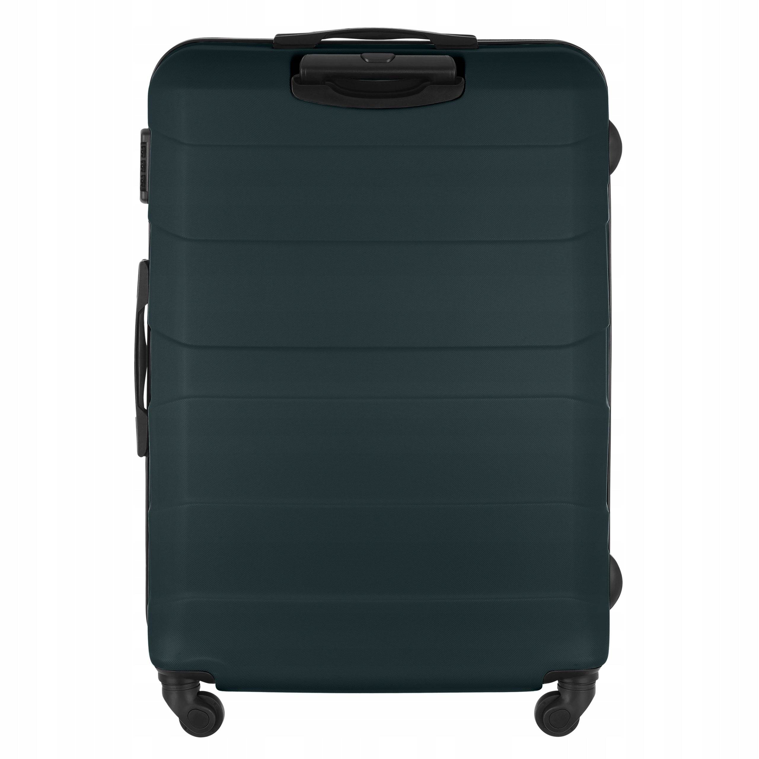 Large SUITCASE Travel Luggage REGISTERED HARD CAPACIOUS BAG XXL 4 WHEELS Height 77 cm
