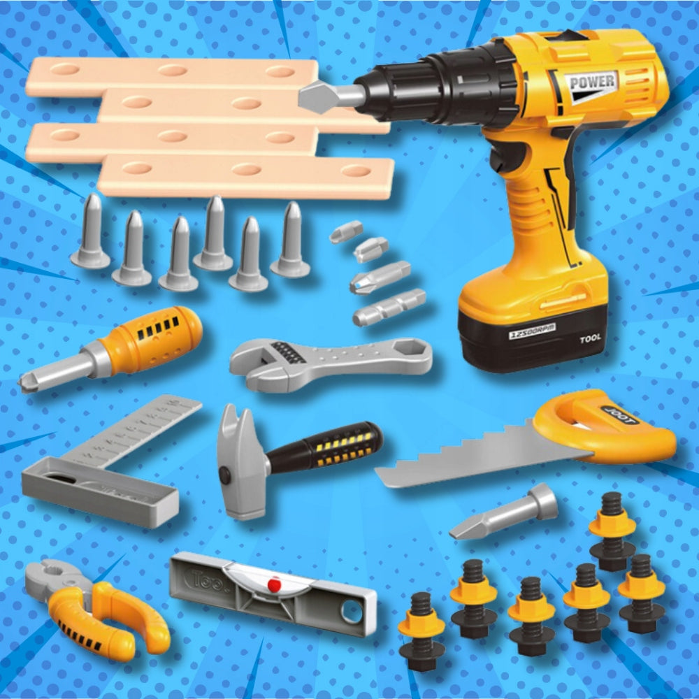 Large Set Box with Tools for Kids DIY Screwdriver Manufacturer code 5904158317155