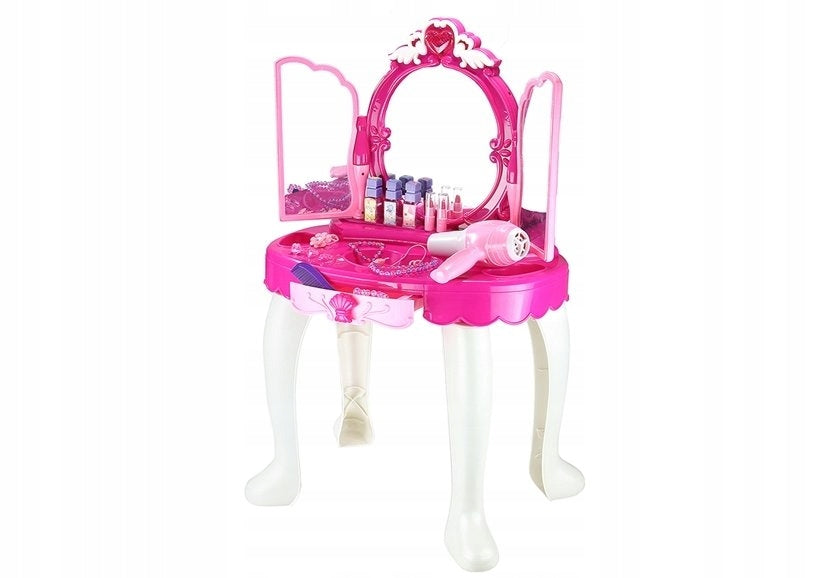 Large Set Children's Dressing Table for Children Dryer Highchair Glamor mirror Packaging status original