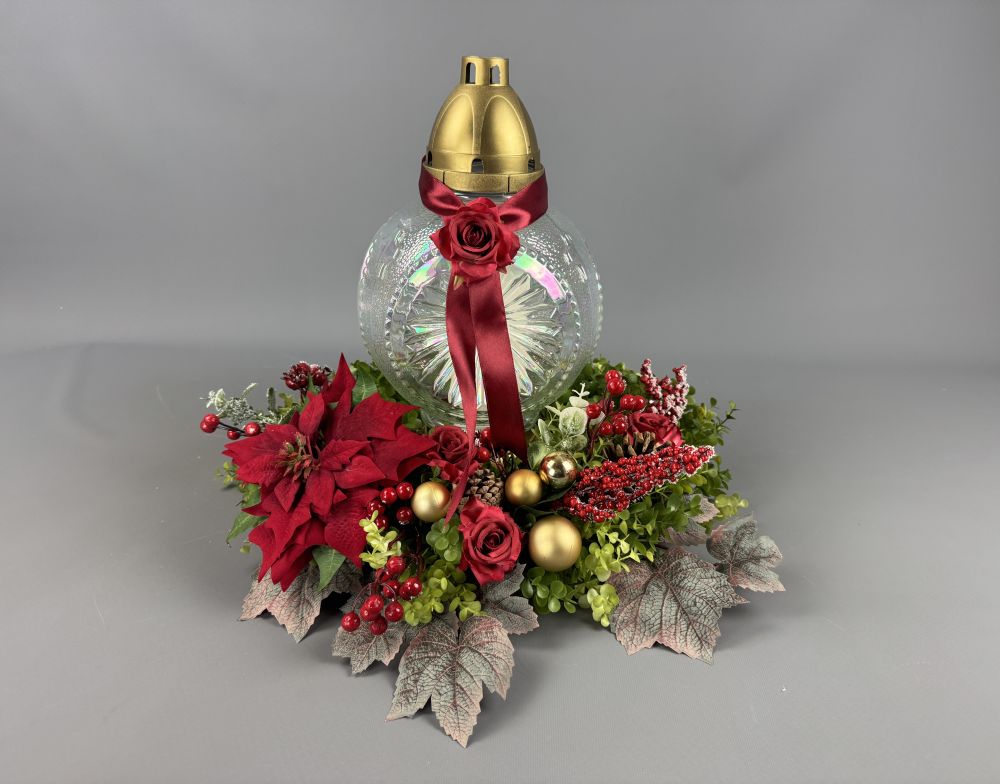 Large Snitch with Large Wreath for Christmas Manufacturer code memento semper