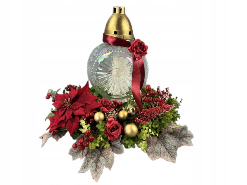Large Snitch with Large Wreath for Christmas