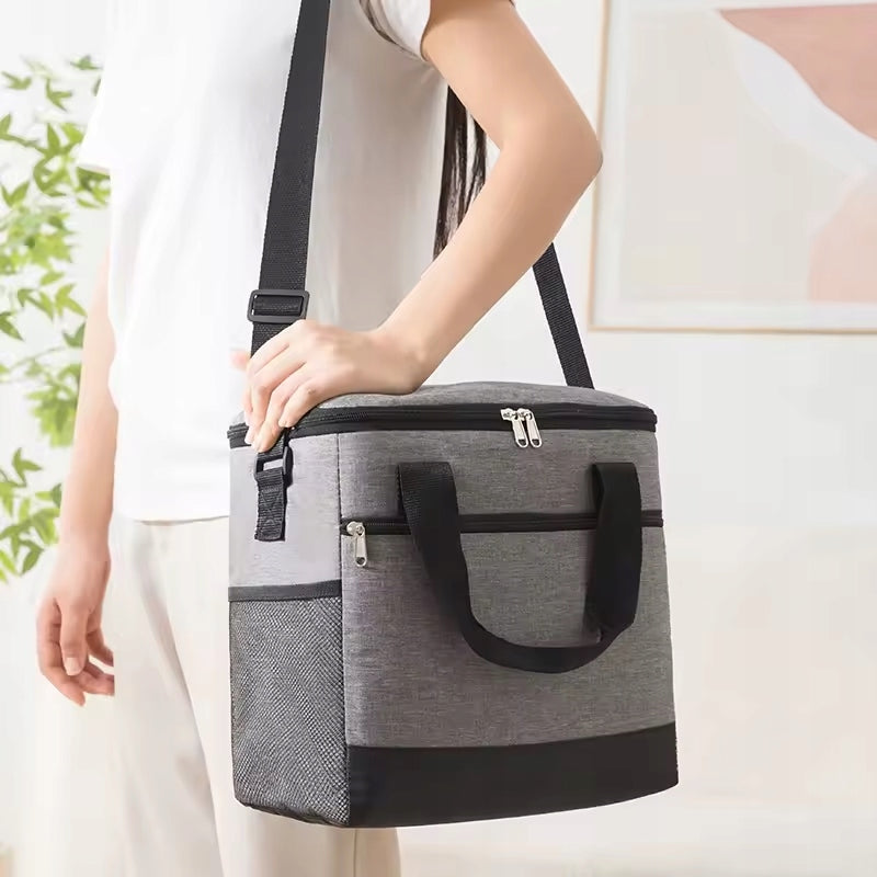 Large Thermal Bag Picnic Beach Refrigerator Folding Tourist Basket Manufacturer code torba termiczna