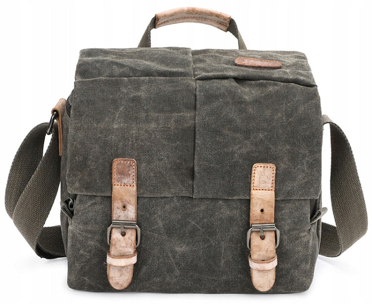 Large Travel Photo Bag Tourist Camera Lens Army