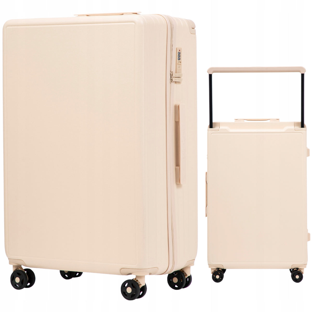 Large Travel Suitcase XXL WINGS Luggage on 4 Wheels HARD STRONG ABS Airplane