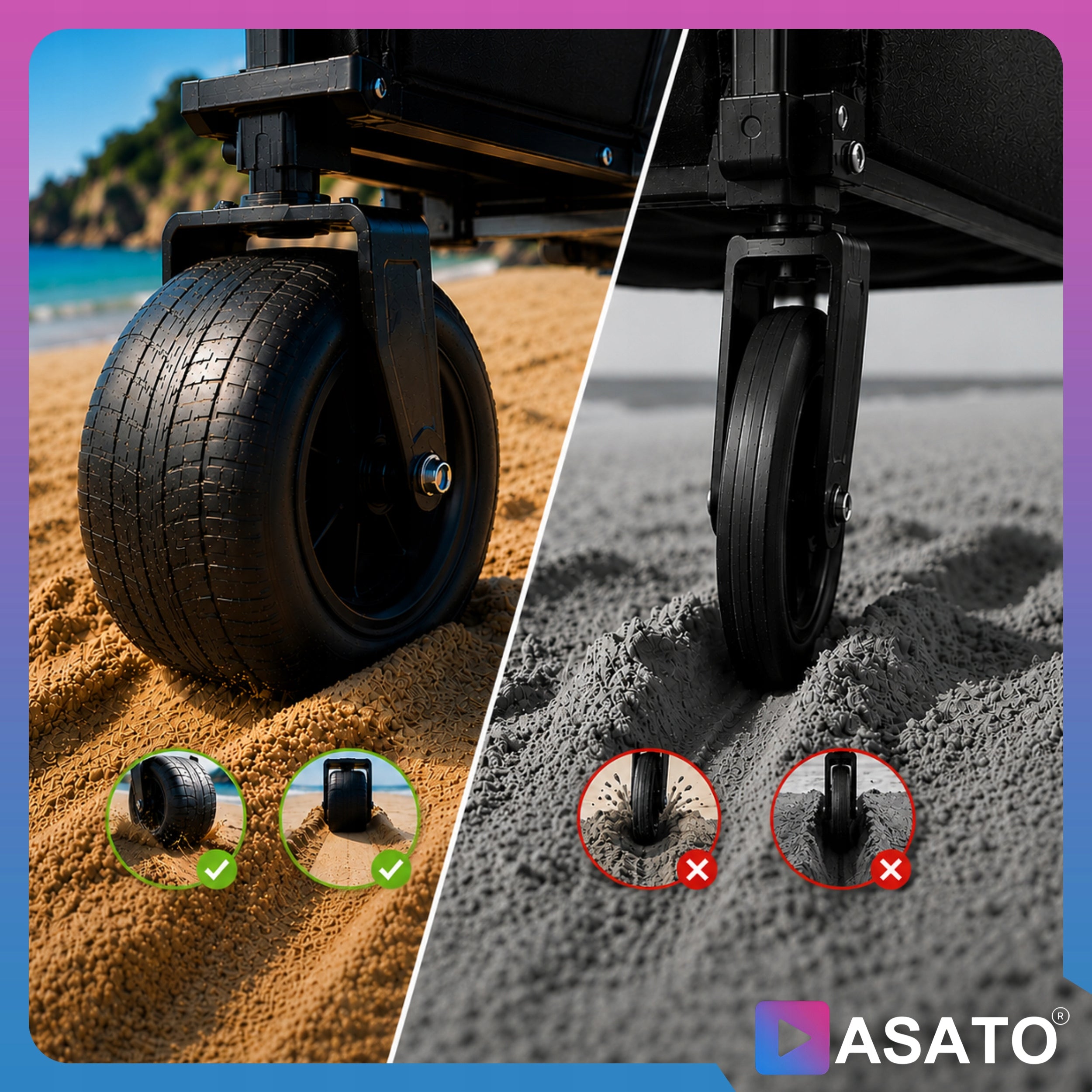 Large Trolley Folding Tourist XXL Garden Transport Beach Up to 250kg Product weight with unit packaging 7.5 kg