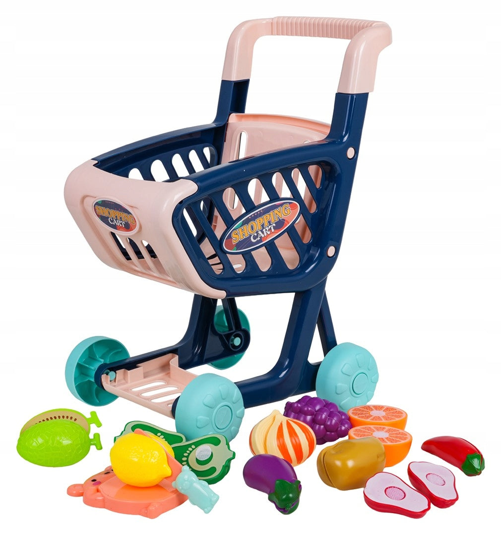 Large Trolley Shop Basket with accessories for children Fruit Vegetables 36el. EAN (GTIN) 5903864985719