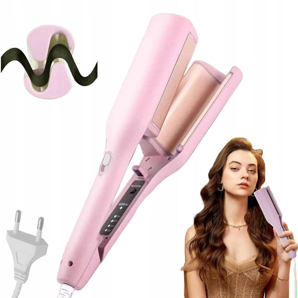 Large Wave Curler Professional Roll Portable Hair Inverter 160-220C