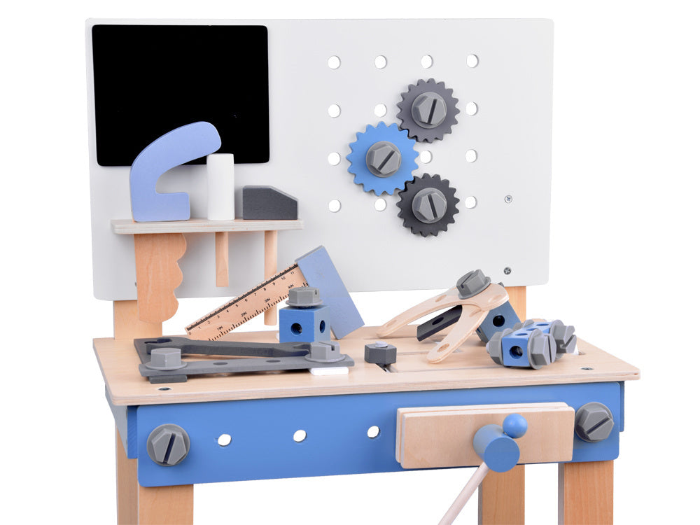Large Wooden Workshop Tool Set for Children ZA5486 Kid's age 3+ years