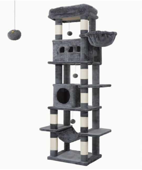Large cat scratcher 170 cm stable high dark grey Manufacturer code MS17018SG