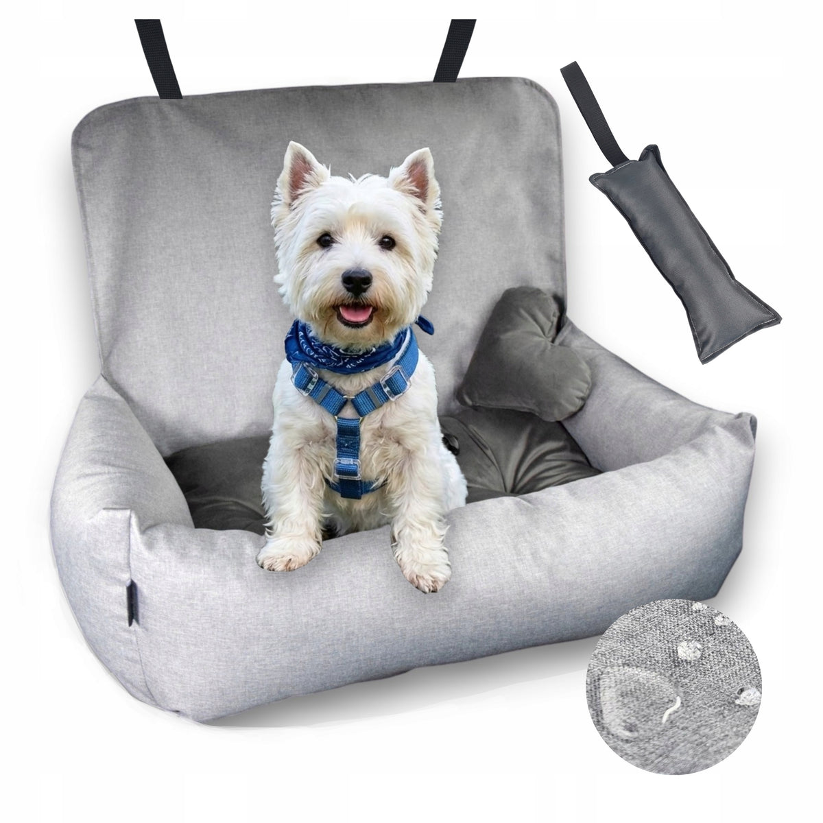 Large dog car seat for 2/3 sofa - EXCLUSIVE PLUS MAXI freebie