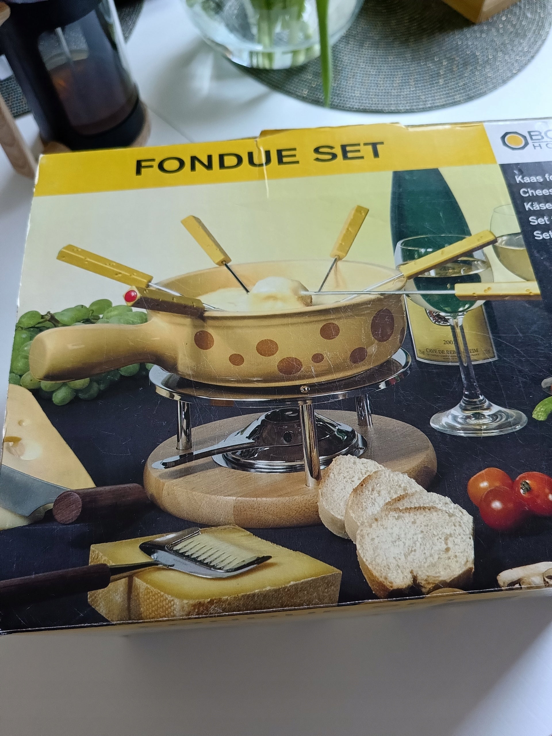 Large fondue set Boska Holland Packaging status original