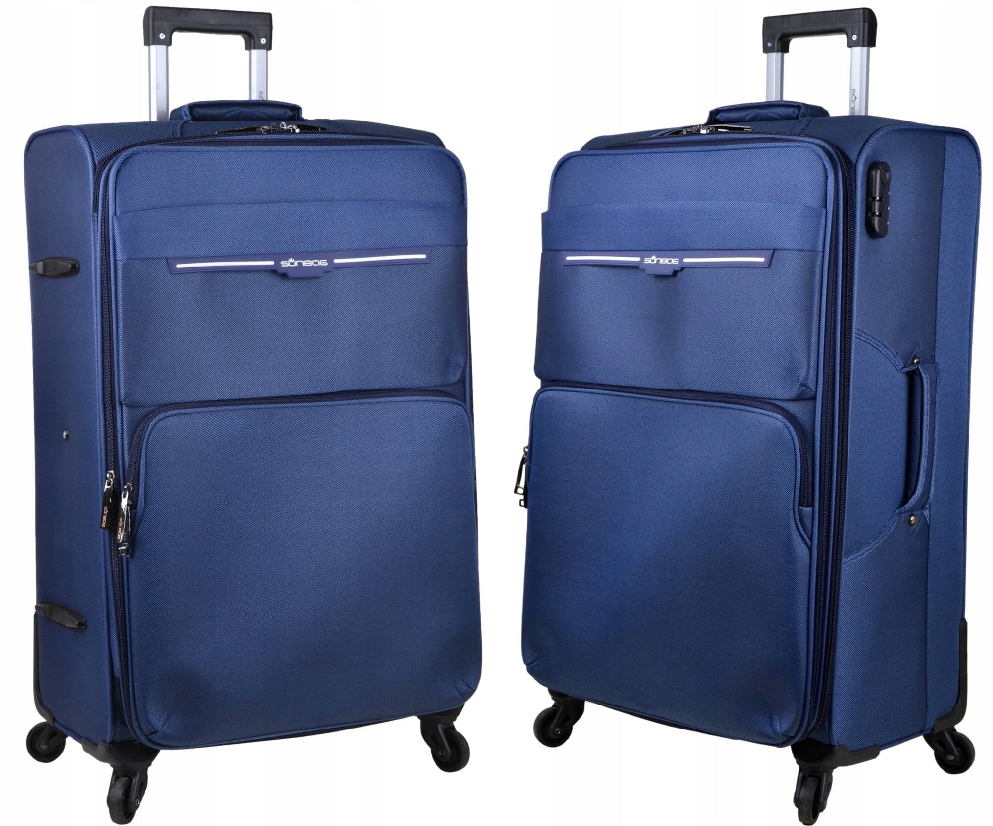 Large material suitcase on wheels Polaris 77 - 100 liters Brand no brand