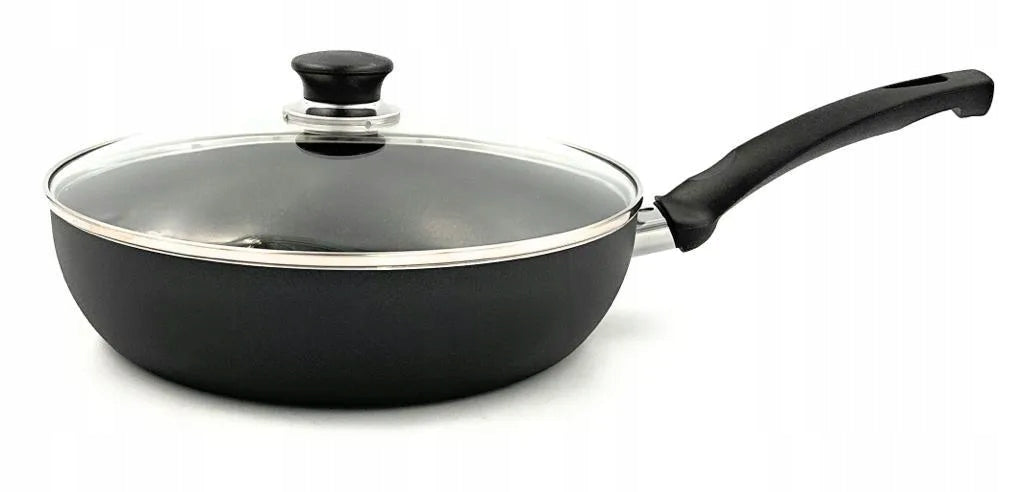 Large pan with lid BALLARINI Lipari frying pan INDUCTION GAS 28cm Set Brand Ballarini