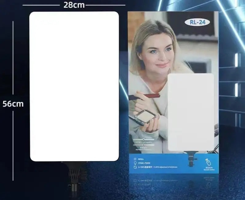 Large studio lamp Led PANEL 100W 24inch video photos + massive tripod Manufacturer code FOT 1577