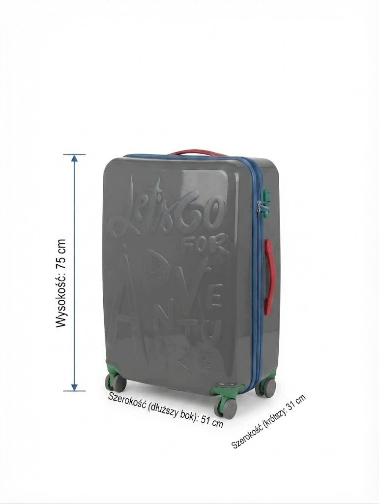 Large suitcase 110L PP material on four wheels travel Strong Flexible Packaging status original