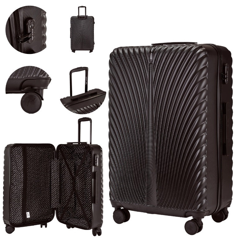 Large suitcase WINGS resistant polycarbonate hard suitcase premium strong wheels