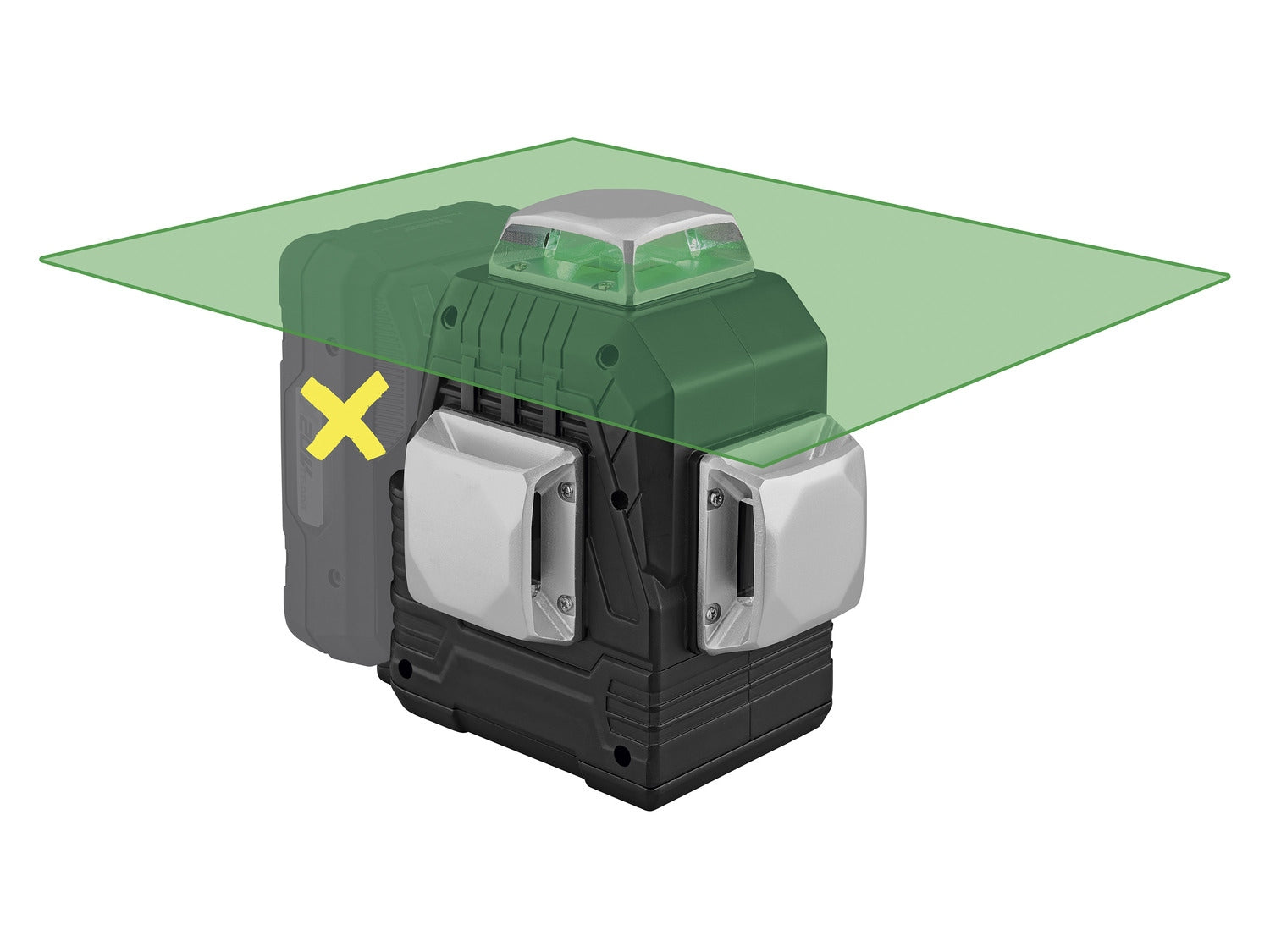 Laser Krzyżowy 3x360 Parkside Profesional PKLLP 3360 A1 trzy płaszczyzny Type cross-line
