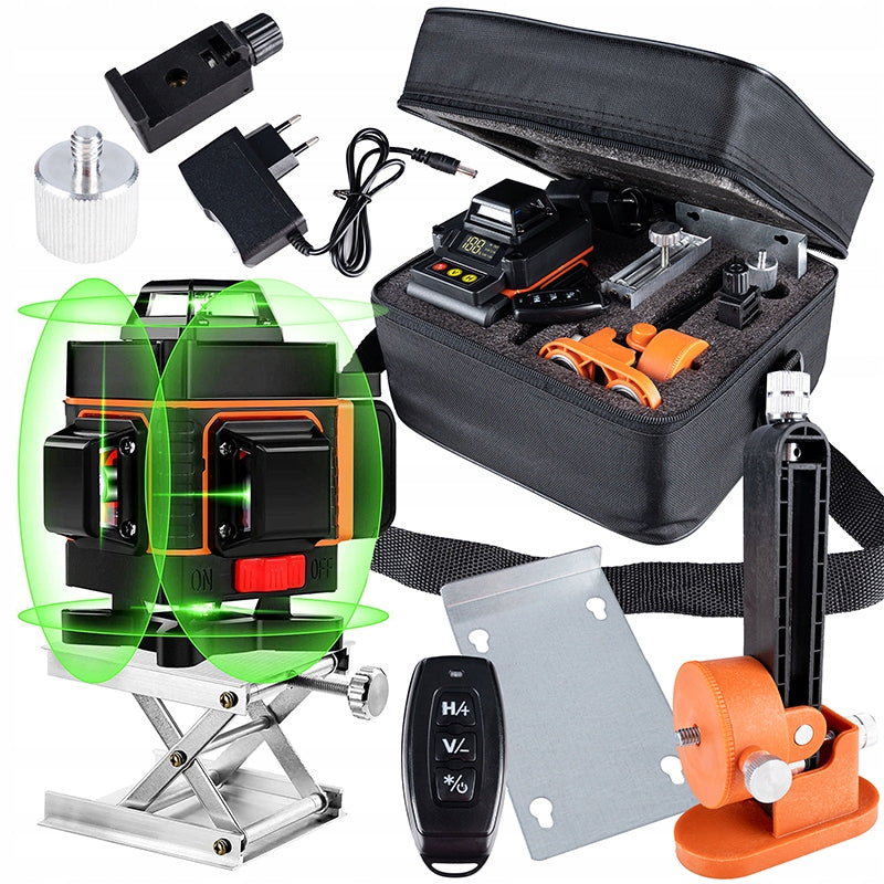 Laser Level 4D Cross Laser 360 Green Plane 16 Line