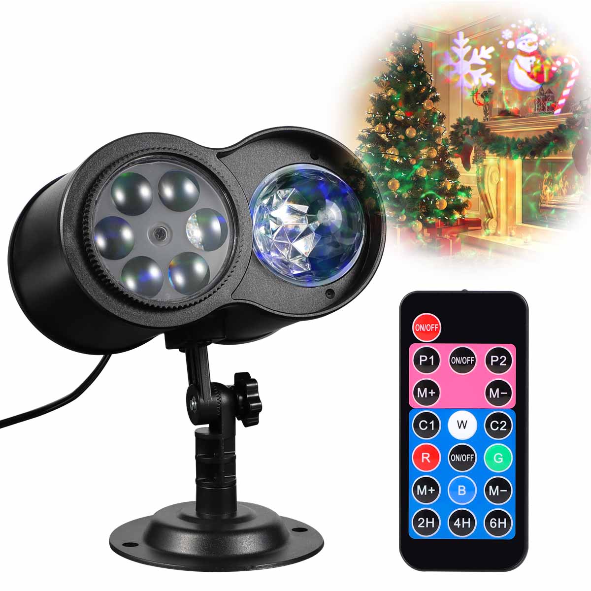 Laser Projector Led Christmas Projector for Home Headlight Snowflakes Petals Manufacturer code 4048965041672